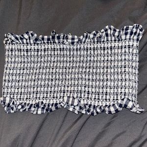 zara Bando gingham top
